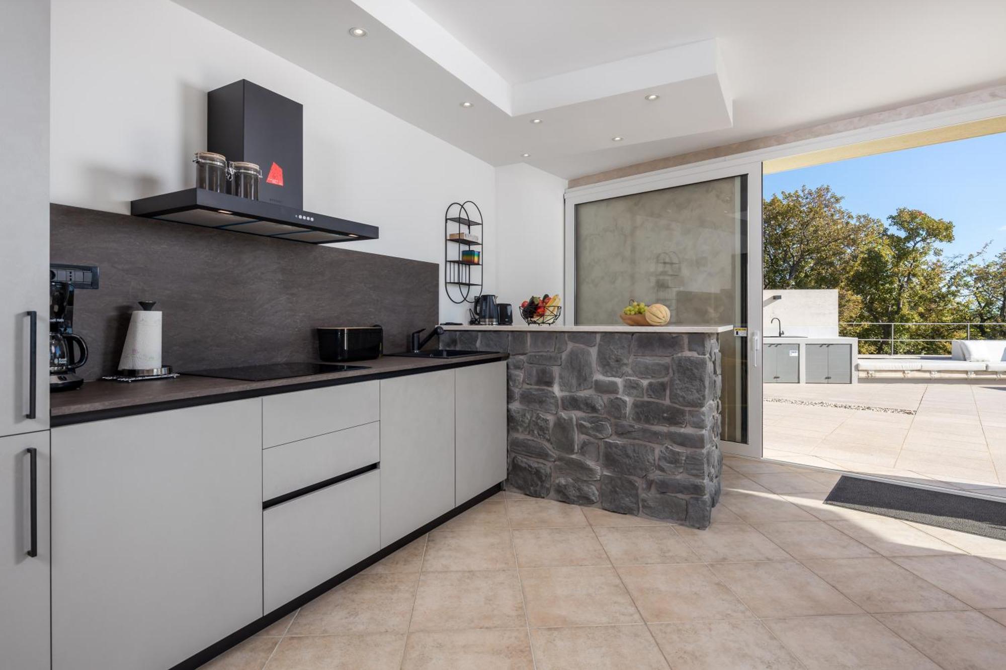 Luxury Villa Ostro With Pool & Krk Bridge View Kraljevica Exterior photo