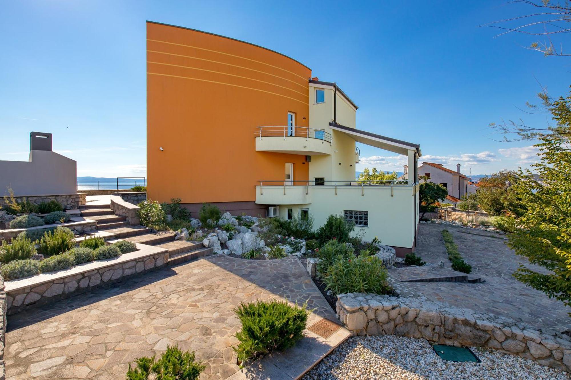 Luxury Villa Ostro With Pool & Krk Bridge View Kraljevica Exterior photo