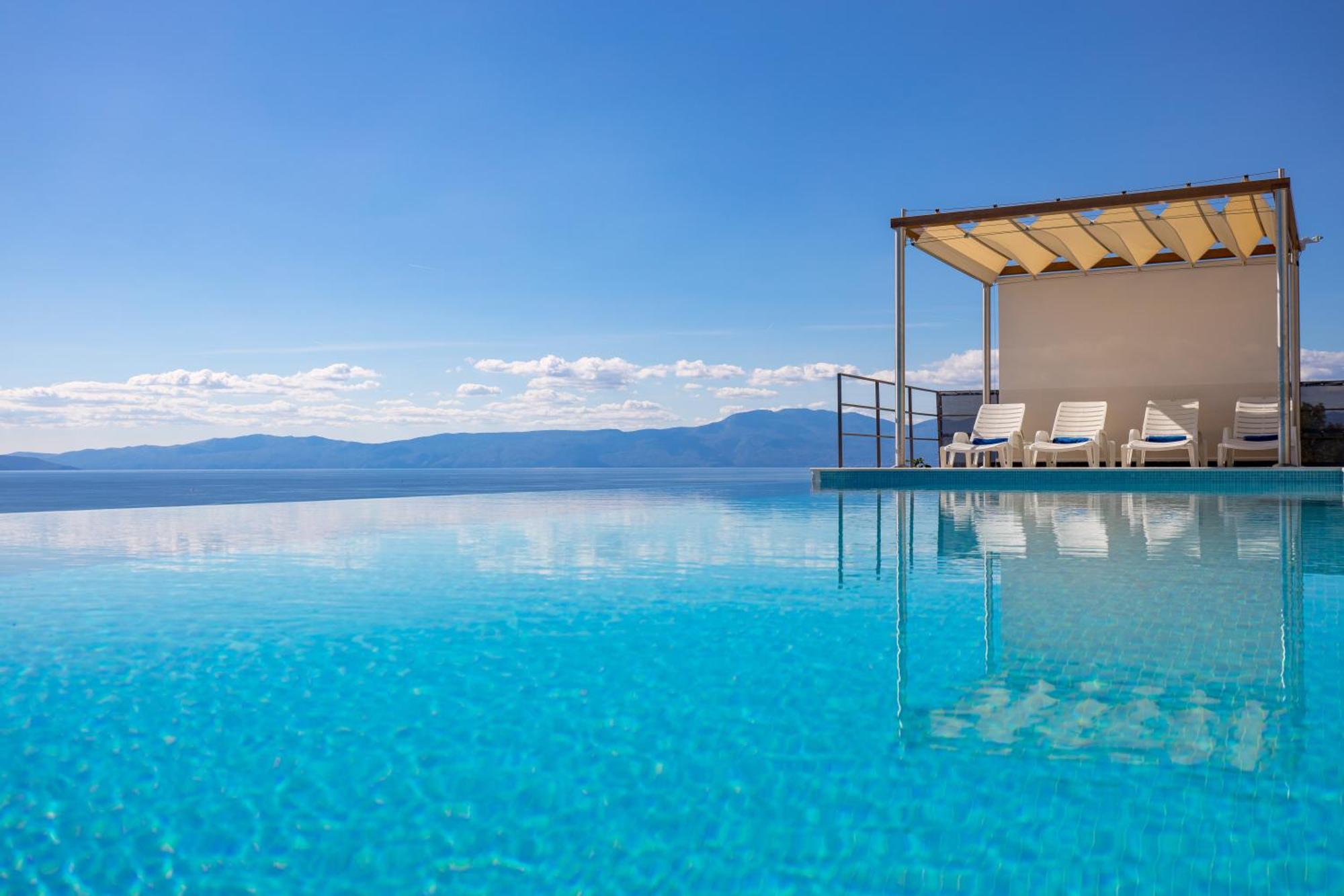 Luxury Villa Ostro With Pool & Krk Bridge View Kraljevica Exterior photo