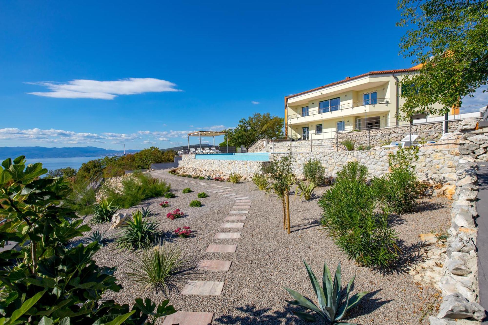 Luxury Villa Ostro With Pool & Krk Bridge View Kraljevica Exterior photo