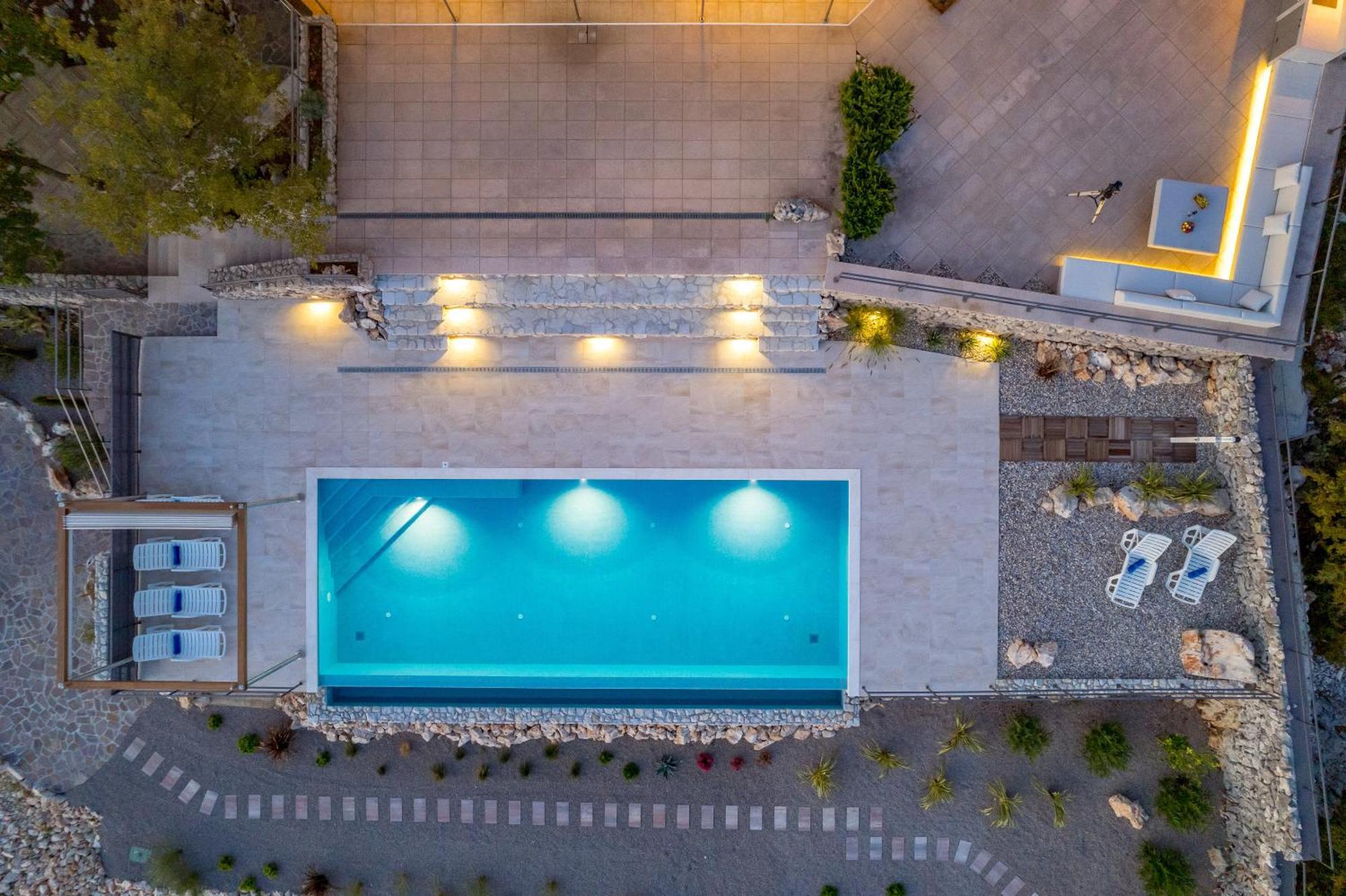 Luxury Villa Ostro With Pool & Krk Bridge View Kraljevica Exterior photo