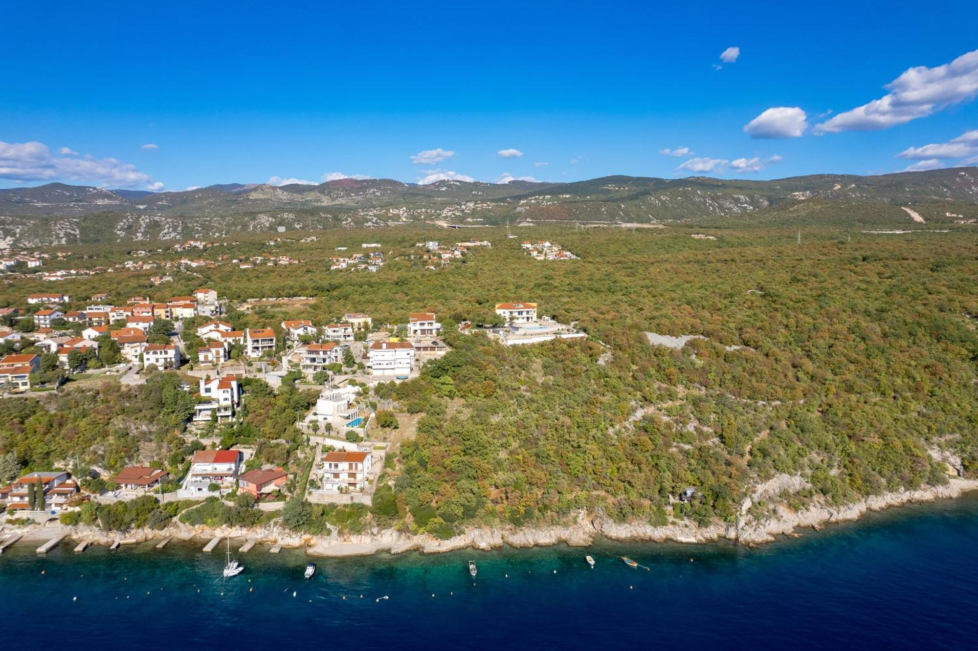 Luxury Villa Ostro With Pool & Krk Bridge View Kraljevica Exterior photo
